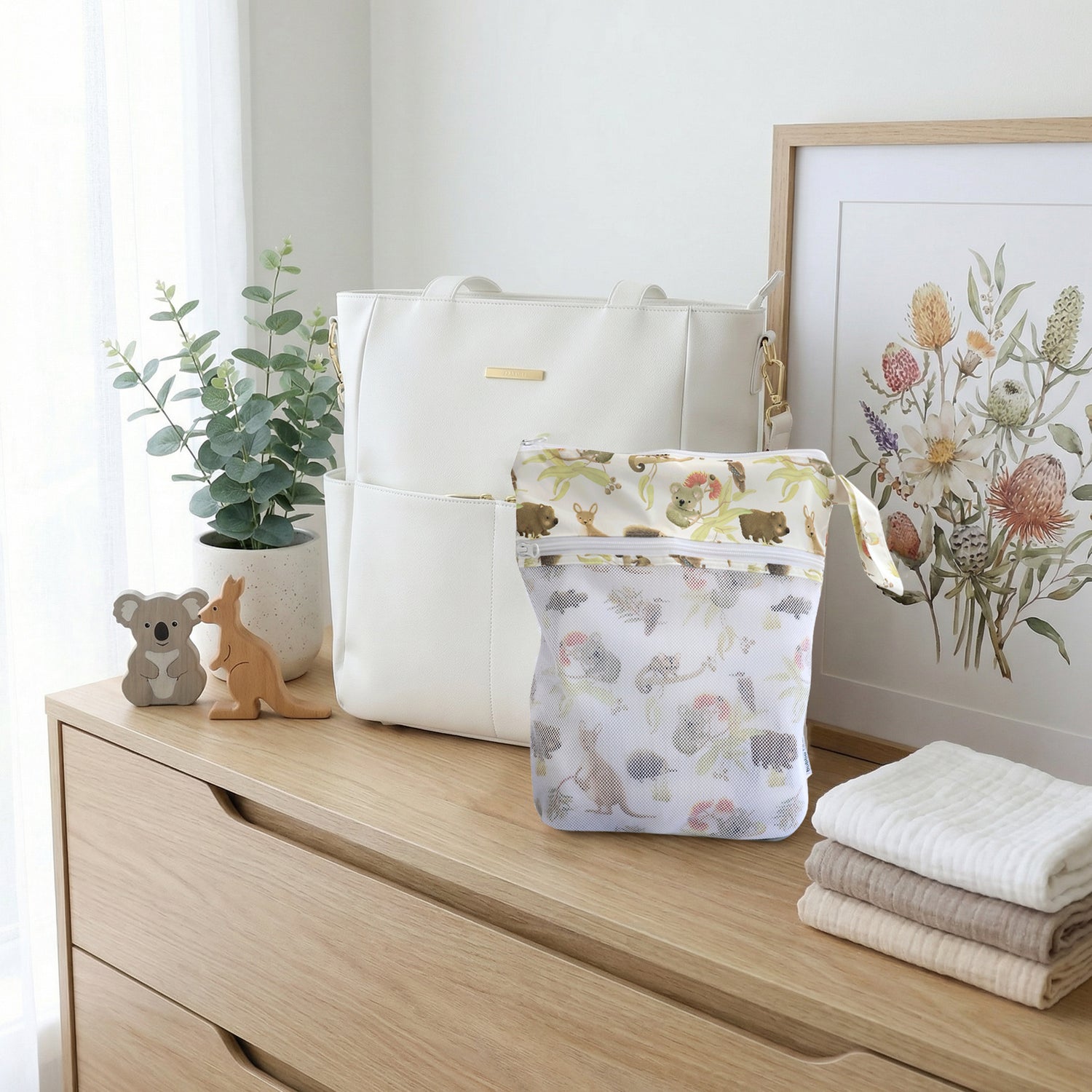 Aussie Animals 2pk Wet/Dry Bags Bundle - 25x28cm & 30x35cm