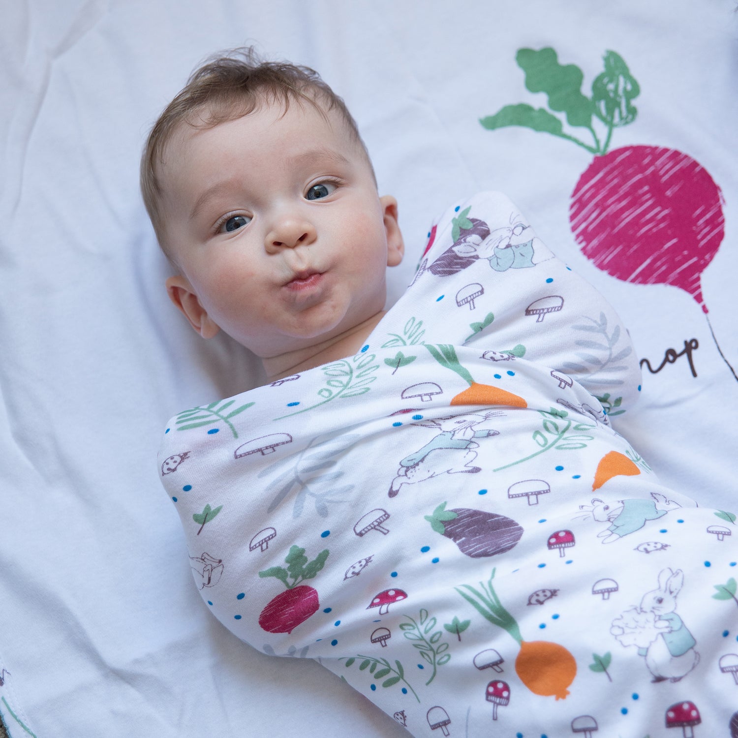 Peter Rabbit 'New Adventure' 2pk Jersey Wraps - Blue