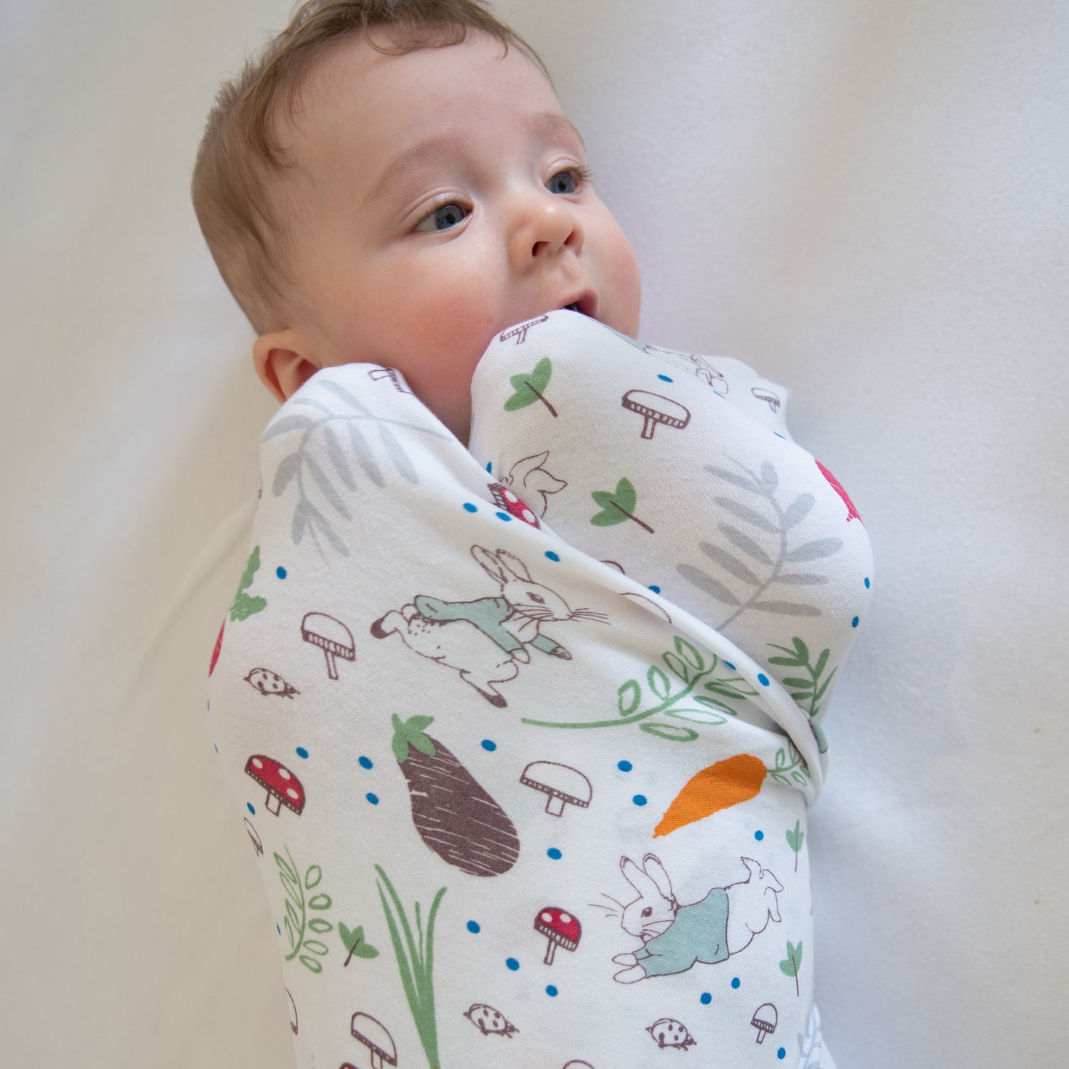 Peter Rabbit 'New Adventure' 2pk Jersey Wraps - Blue