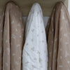 Organic Cotton 3pk Muslin Swaddle Wraps - Chestnut