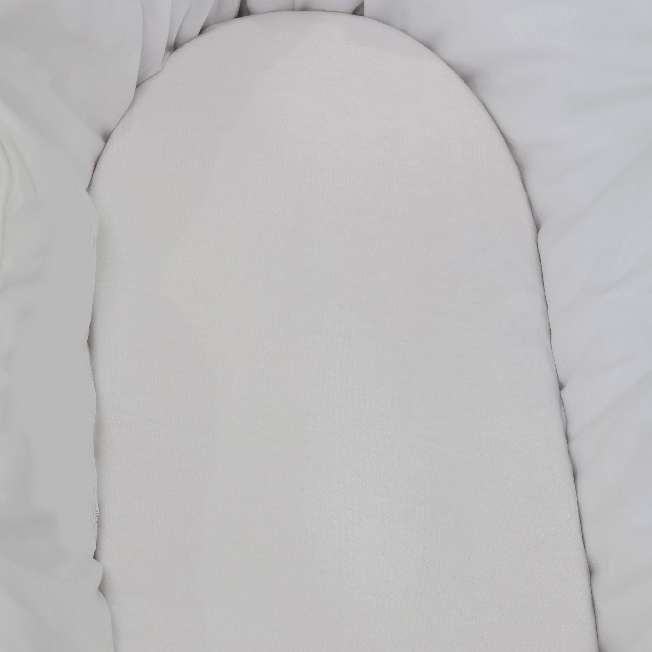 Bamboo White 2pk Moses Basket Jersey Fitted Sheets