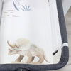 Jurassic Bamboo 2pk Jersey Co Sleeper/Bedside Sleeper Fitted Sheets