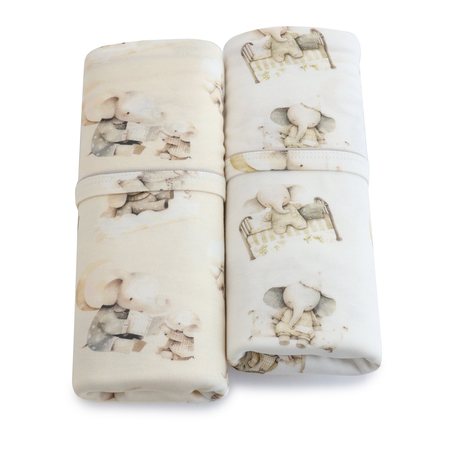 Elephant Bedtime 2pk Jersey Wraps