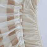 Bubba Sundae 2pk Jersey Co Sleeper/Bedside Sleeper Fitted Sheets - Chestnut - Bubba Blue Australia