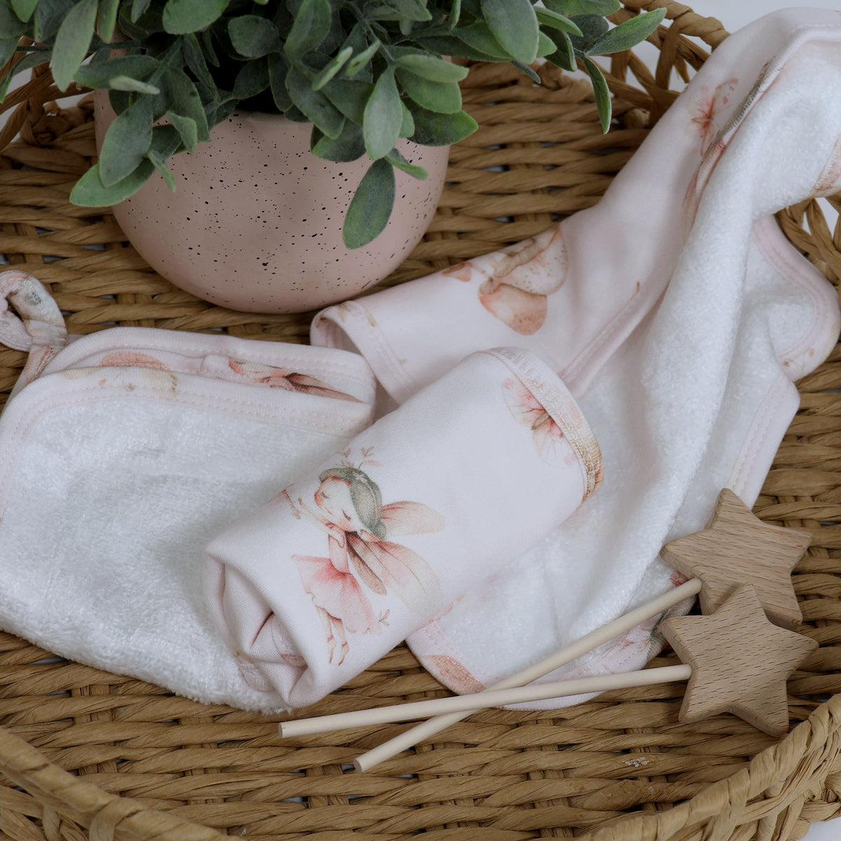 Fairy Princess 3pk Wash Cloths