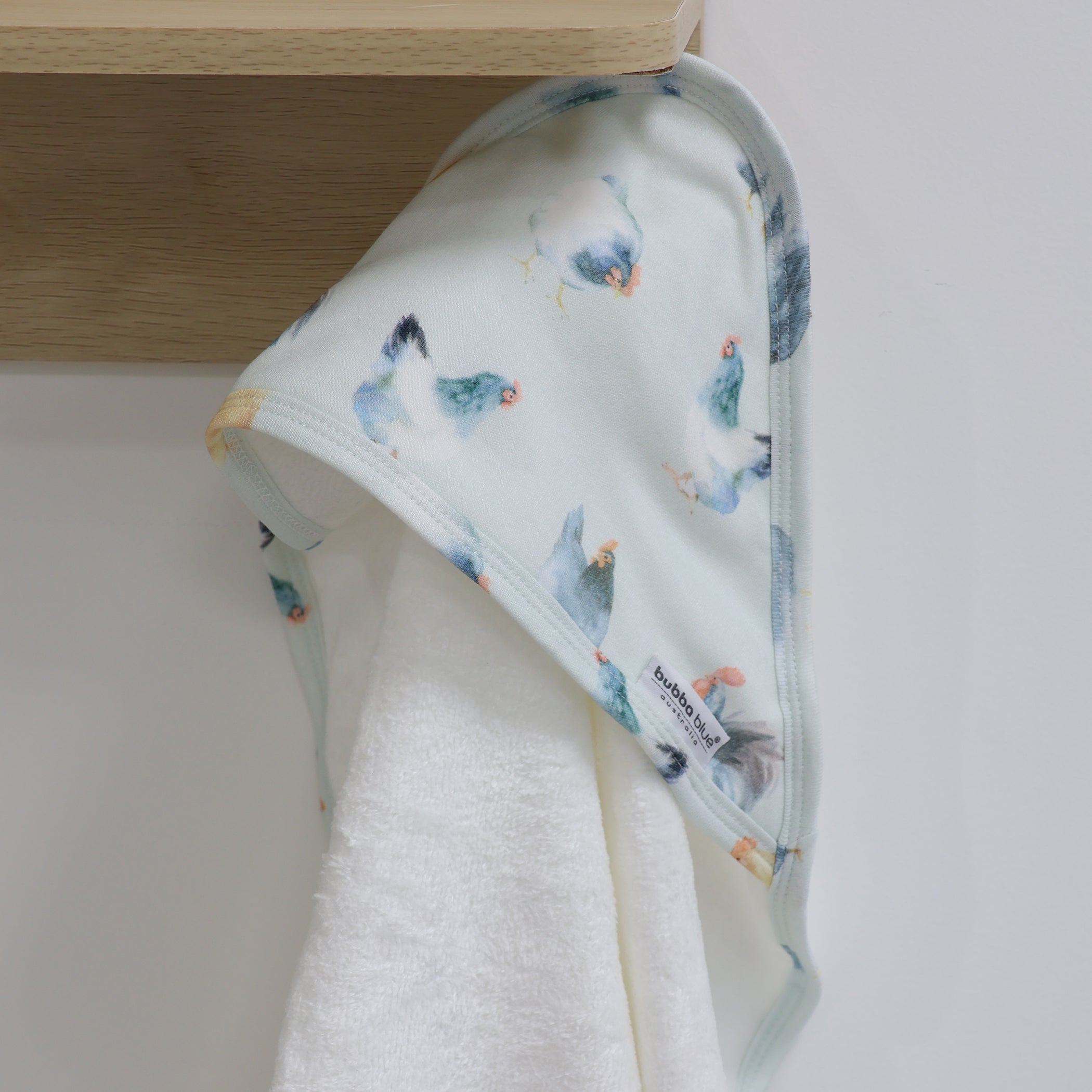 Little Rooster Hooded Towel