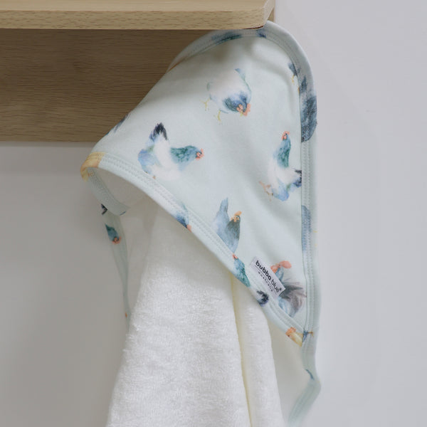 Little Rooster Hooded Towel