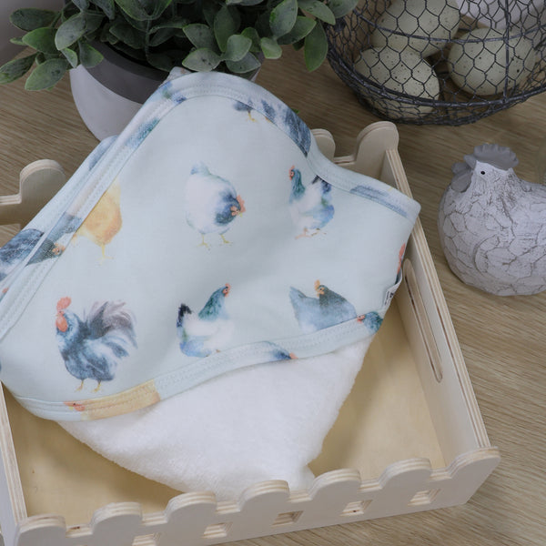Little Rooster Hooded Towel