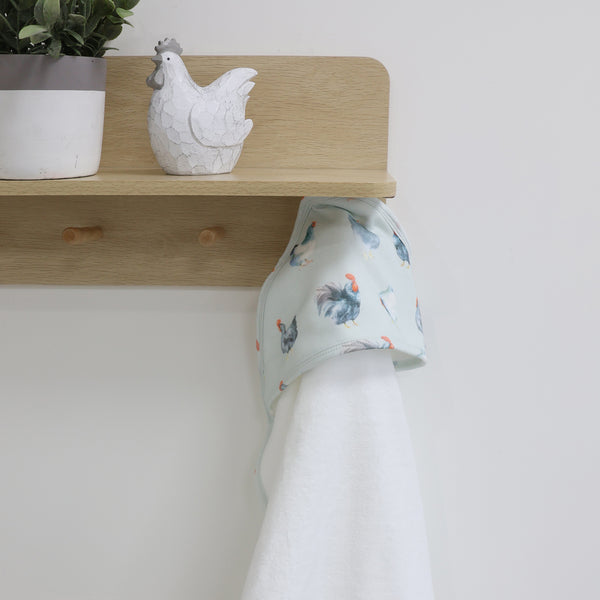 Little Rooster Hooded Towel