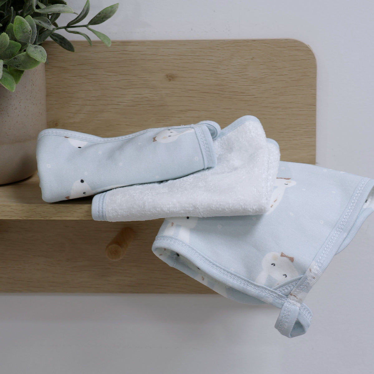 Mr. Rabbit 3pk Wash Cloths