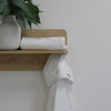 Bamboo White 2pk Hooded Towels