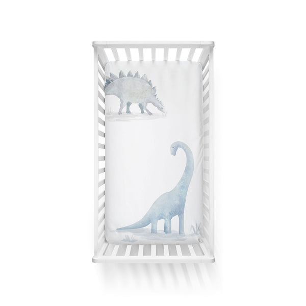 Jurassic Bamboo 2pk Jersey Cot Fitted Sheets