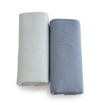 Bubba Sundae 2pk Jersey Cot Fitted Sheets - Blueberry - Bubba Blue Australia
