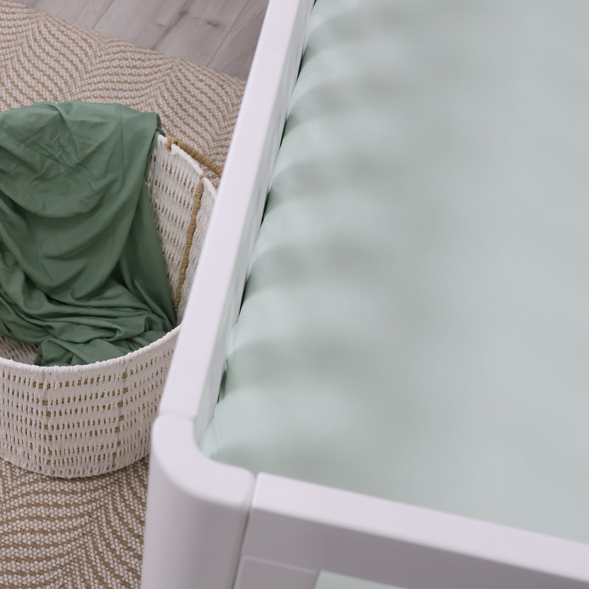 Bubba Sundae 2pk Jersey Cot Fitted Sheets - Greentea - Bubba Blue Australia