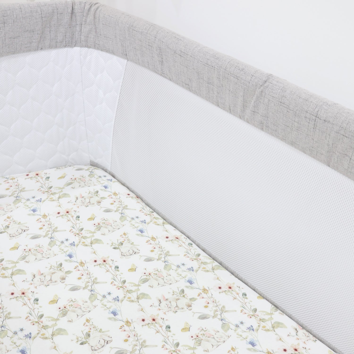Sleeping Bunny Jersey Co Sleeper/Bedside Sleeper Fitted Sheet