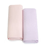 Confetti 2pk Jersey Co Sleeper/Bedside Sleeper Fitted Sheets Pink/Lilac