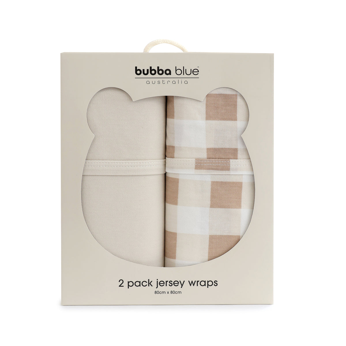 Bubba Sundae 2pk Jersey Wraps - Chestnut - Bubba Blue Australia