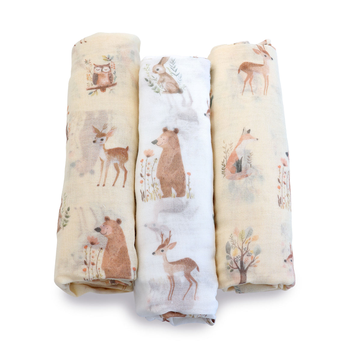 Enchanted 3pk Muslin Wraps