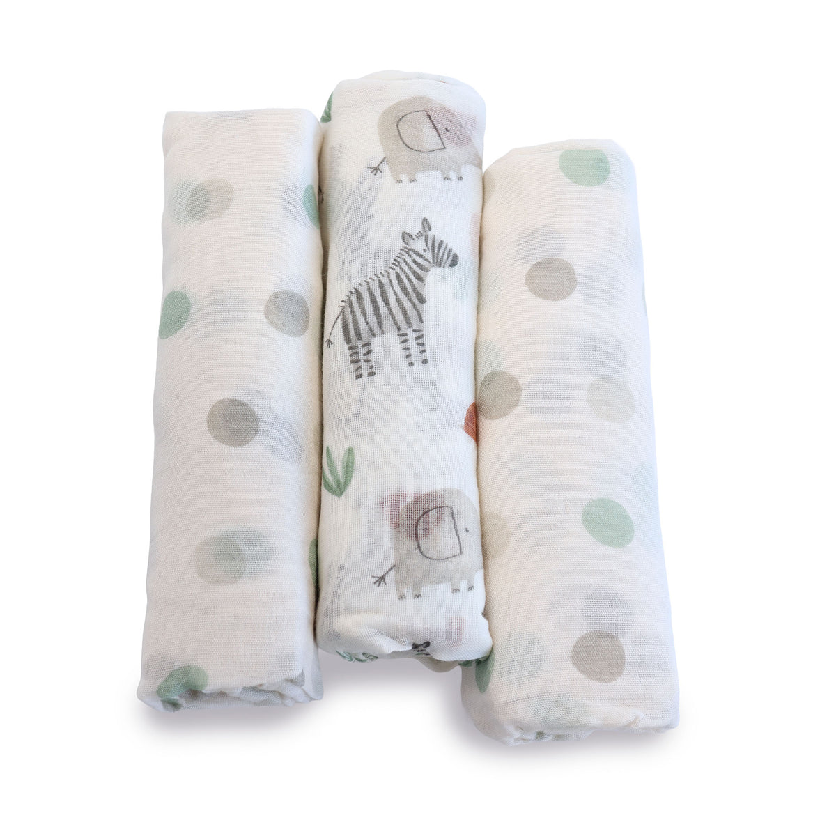 Safari 3pk Muslin Wraps