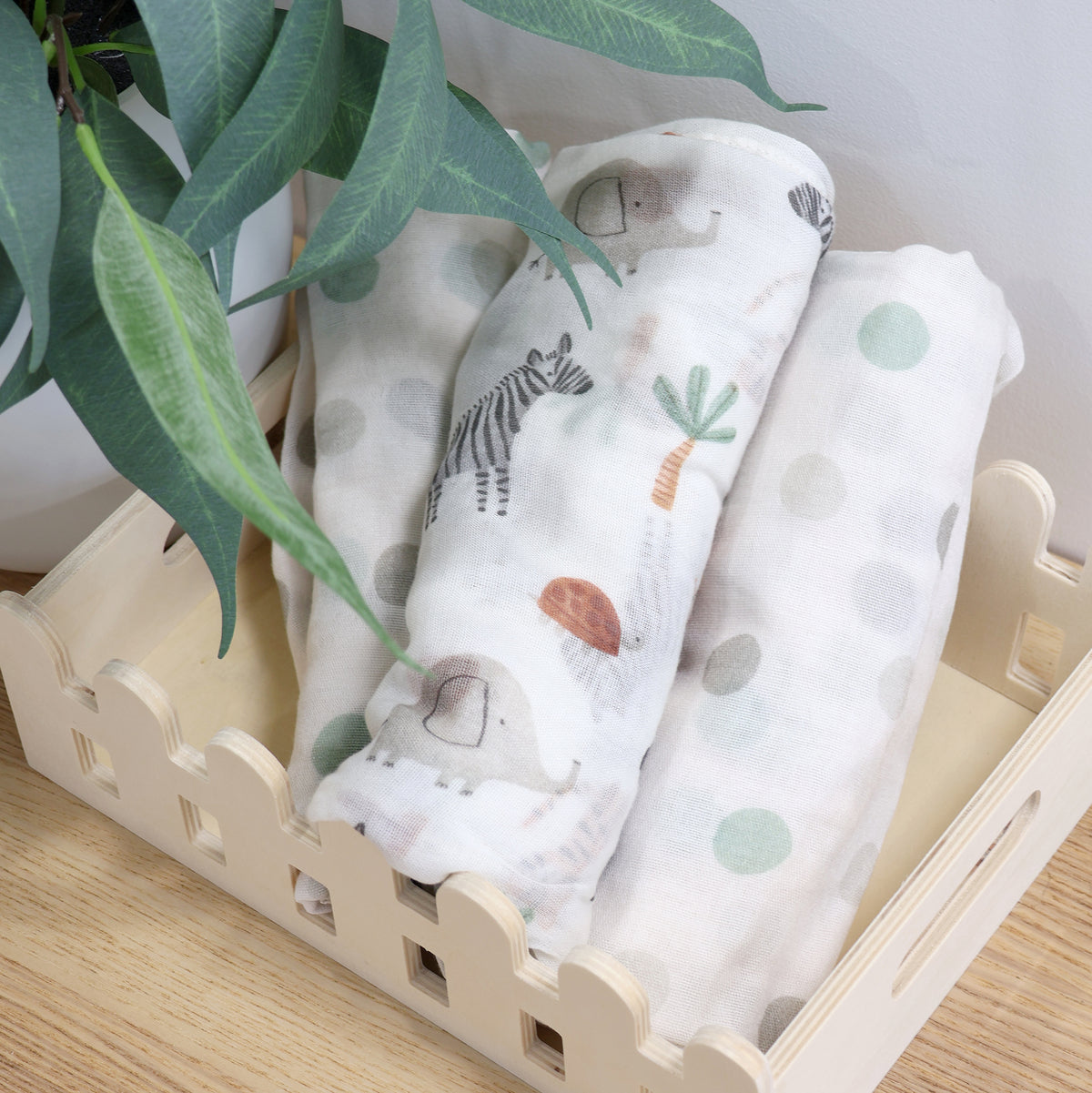 Safari 3pk Muslin Wraps