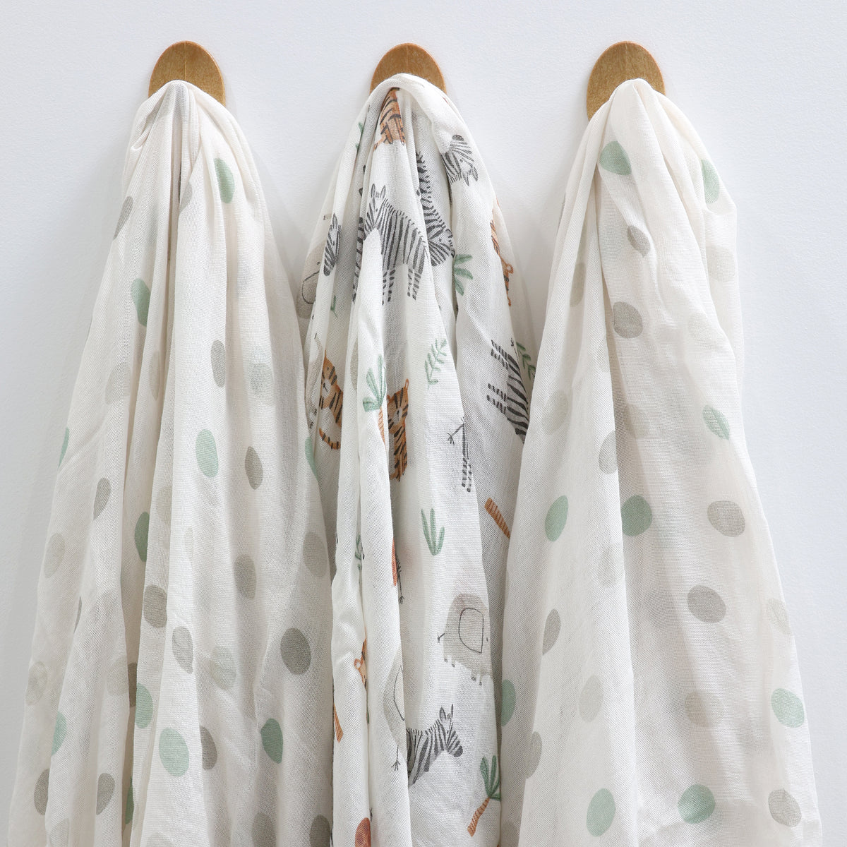 Safari 3pk Muslin Wraps