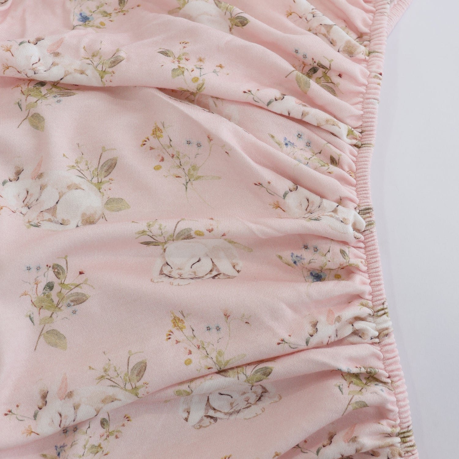 Sleeping Bunny Jersey Cot Fitted Sheet
