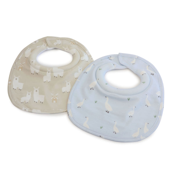Provincial 2pk Dribble Bibs Sky/Almond