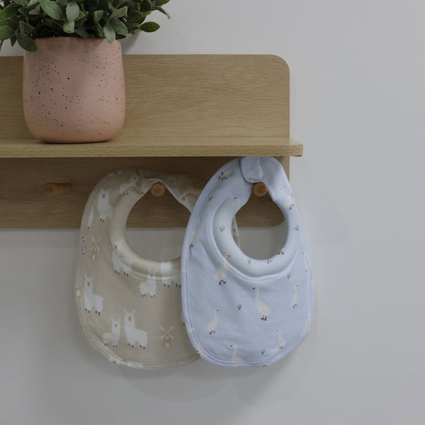 Provincial 2pk Dribble Bibs Sky/Almond