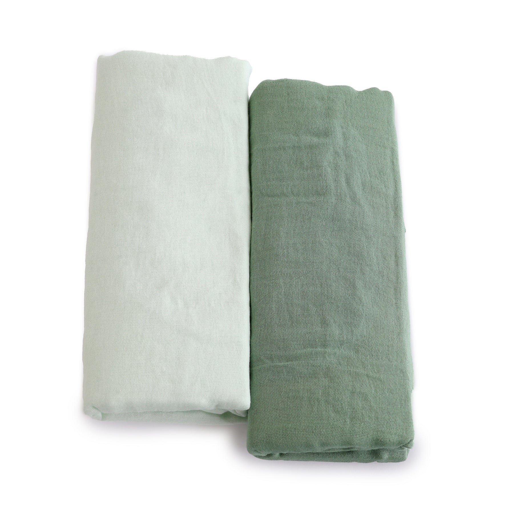 Bubba Sundae 2pk Muslin Wraps - Greentea - Bubba Blue Australia