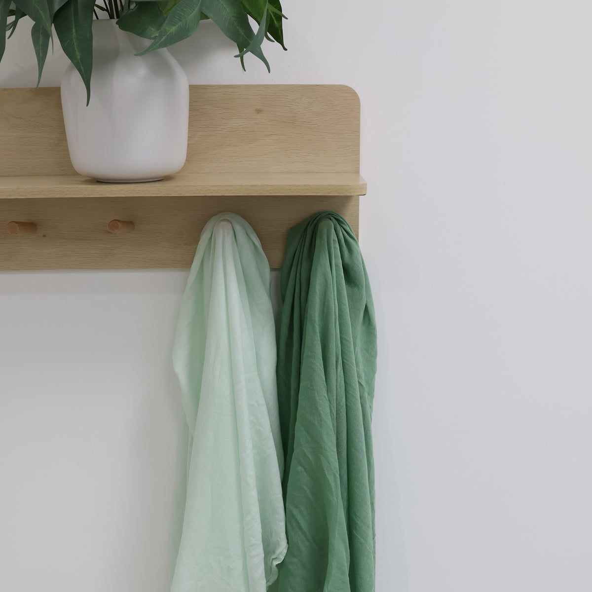 Bubba Sundae 2pk Muslin Wraps - Greentea - Bubba Blue Australia