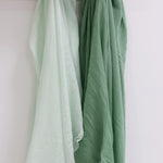 Bubba Sundae 2pk Muslin Wraps - Greentea - Bubba Blue Australia