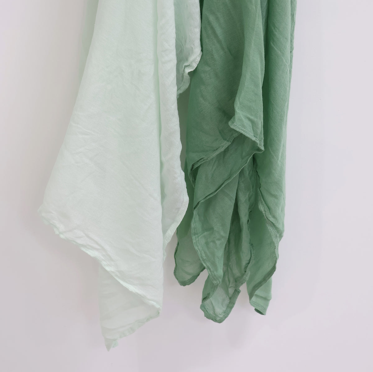 Bubba Sundae 2pk Muslin Wraps - Greentea - Bubba Blue Australia