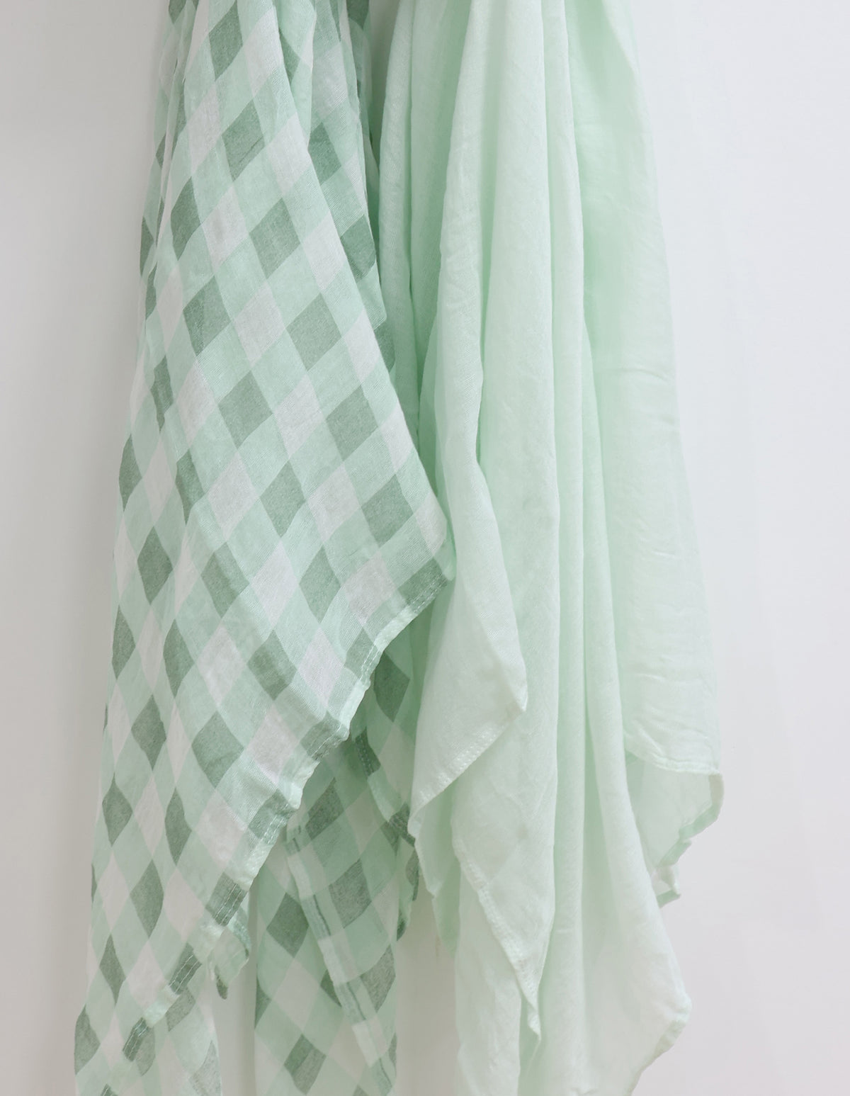 Bubba Sundae 2pk Muslin Wraps - Green Tea - Bubba Blue Australia