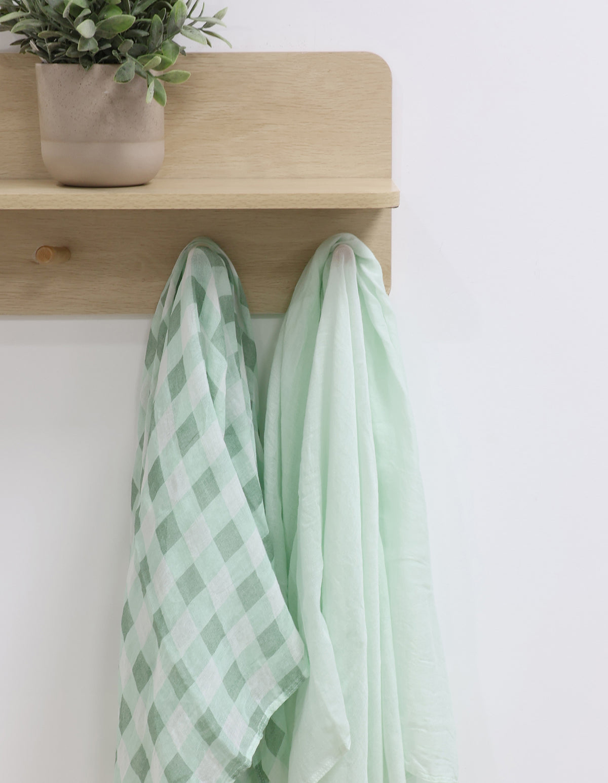 Bubba Sundae 2pk Muslin Wraps - Green Tea
