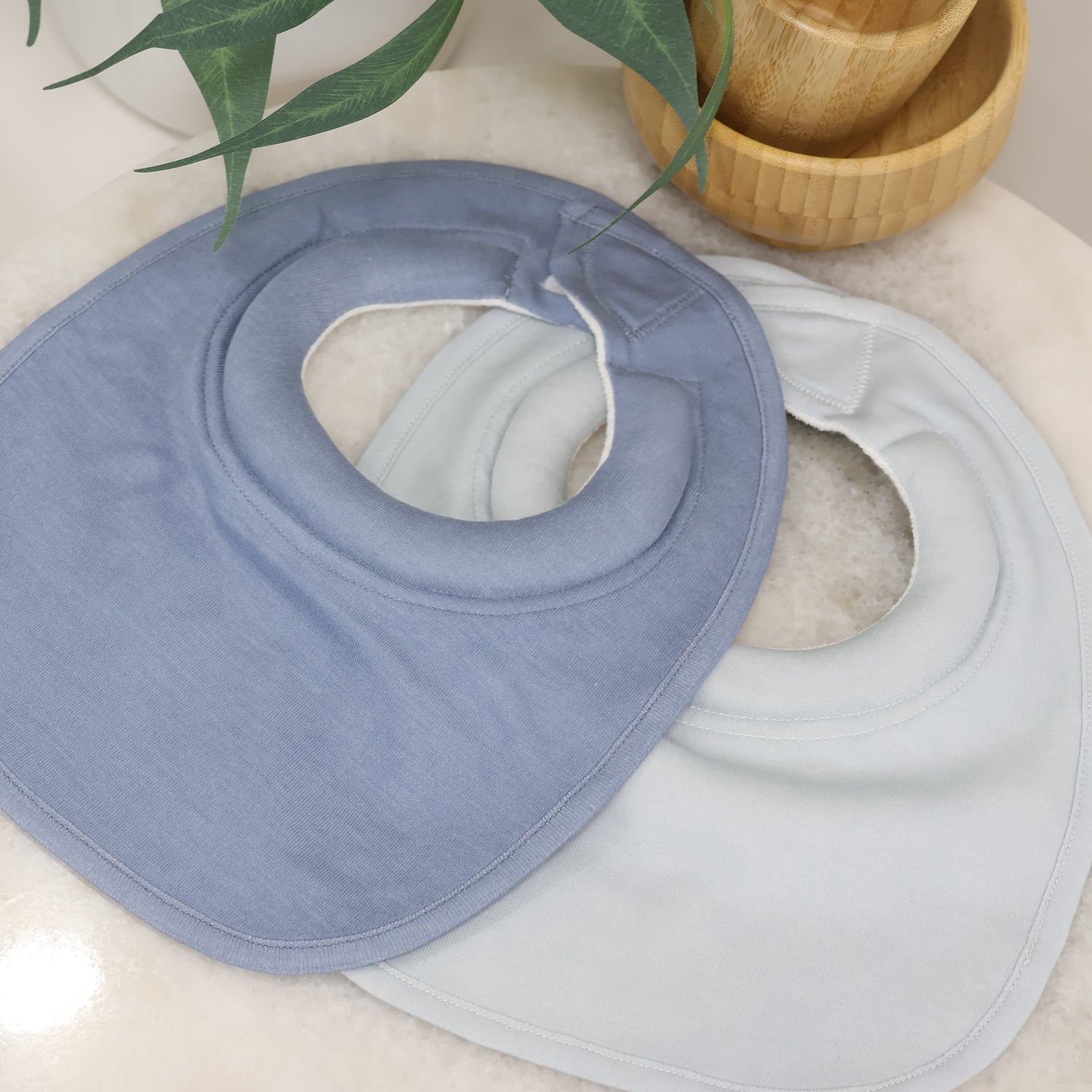 Bubba Sundae 2pk Dribble Bibs - Blueberry