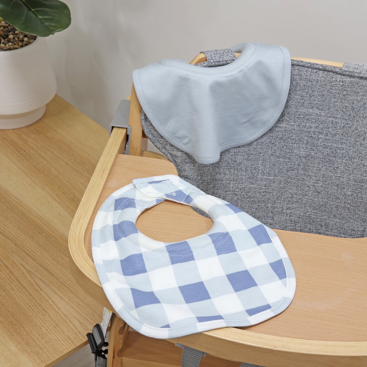 Bubba Sundae 2pk Dribble Bibs - Blueberry