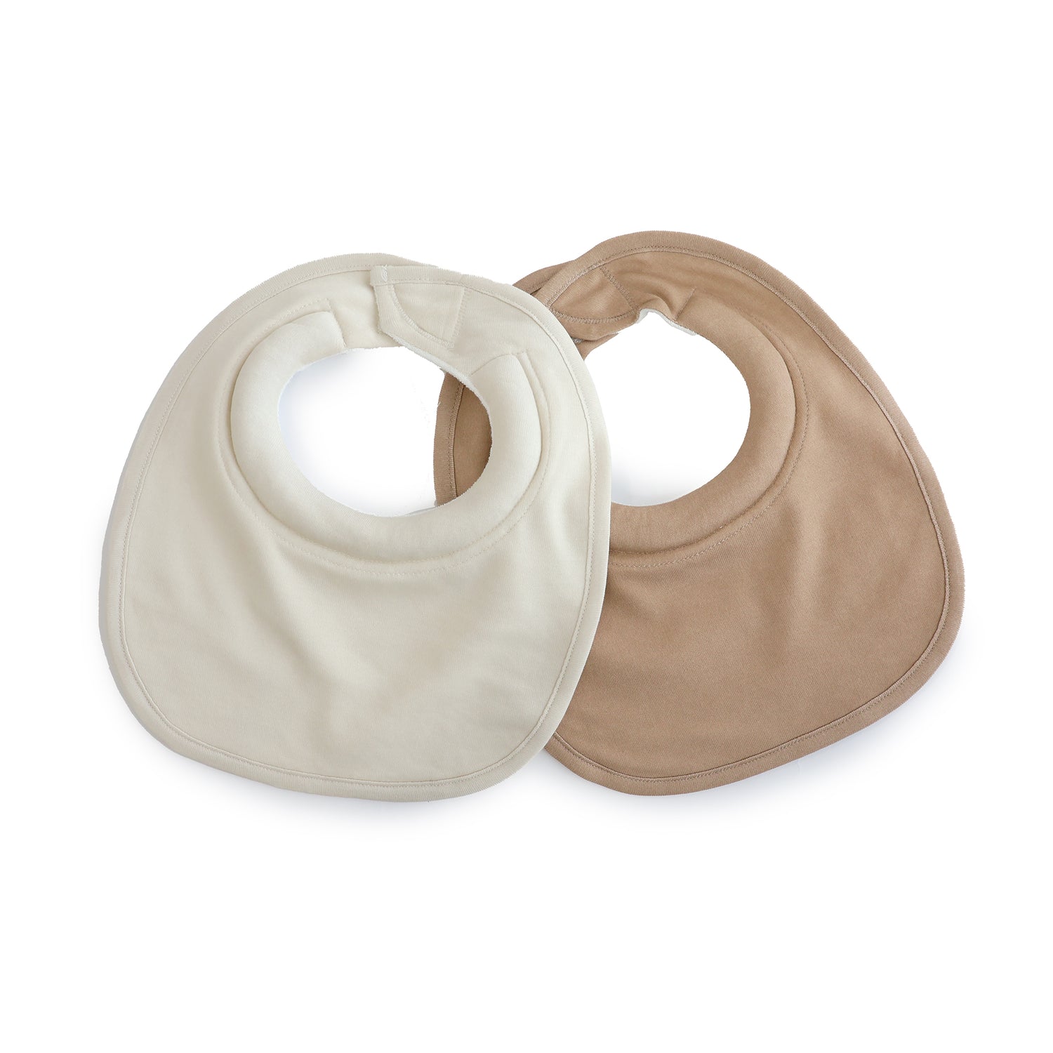 Bubba Sundae 2pk Dribble Bibs - Chestnut