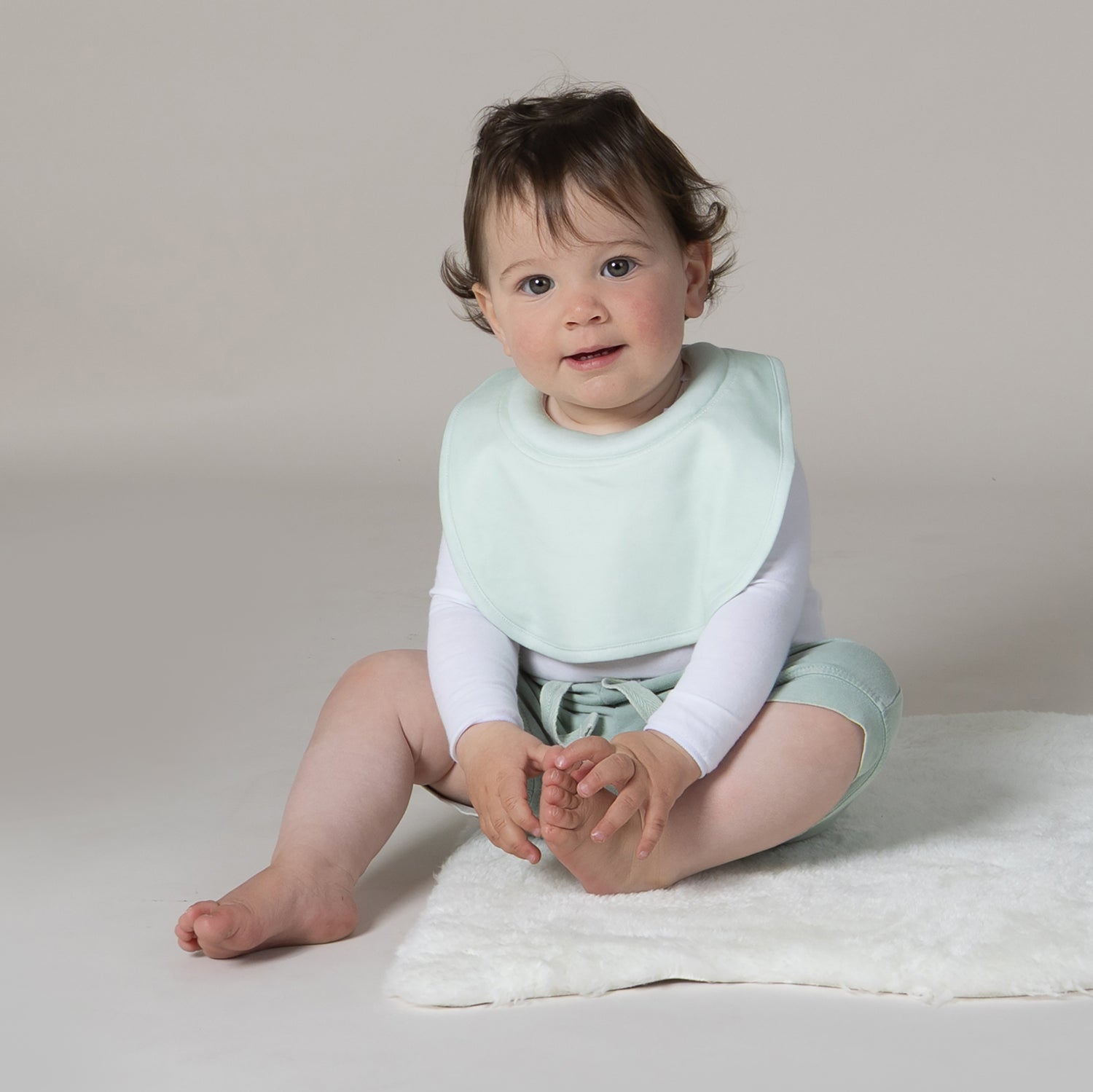 Bubba Sundae 2pk Dribble Bibs - Greentea