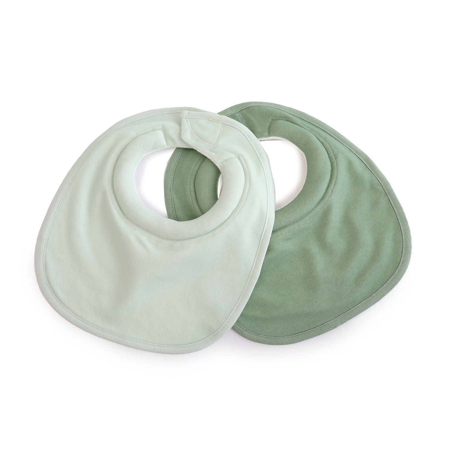 Bubba Sundae 2pk Dribble Bibs - Greentea