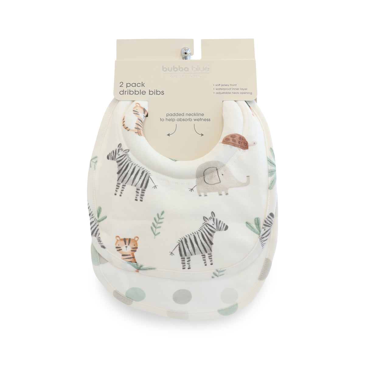 Safari 2pk Dribble Bibs