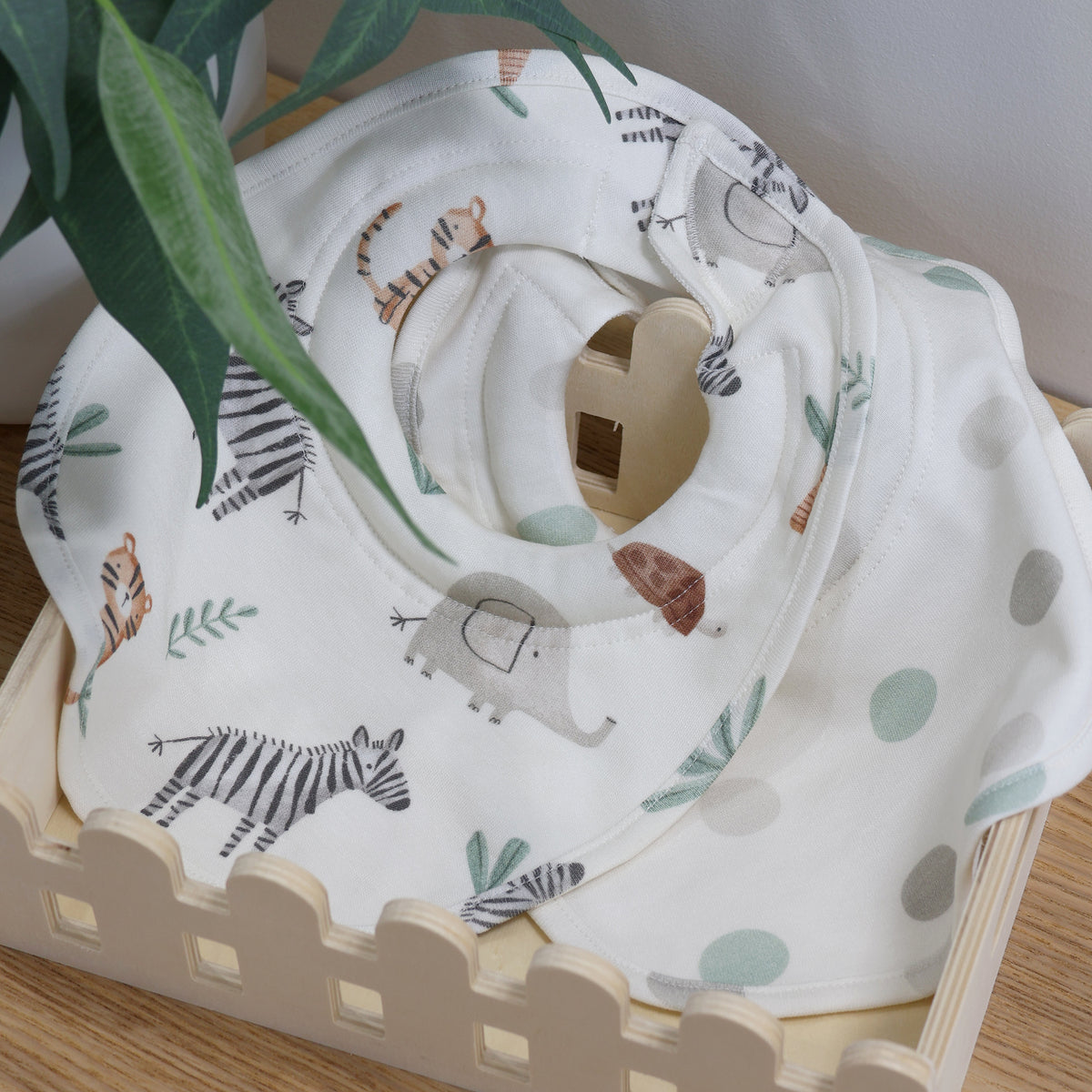 Safari 2pk Dribble Bibs