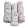 Sleeping Bunny 3pk Muslin Wraps