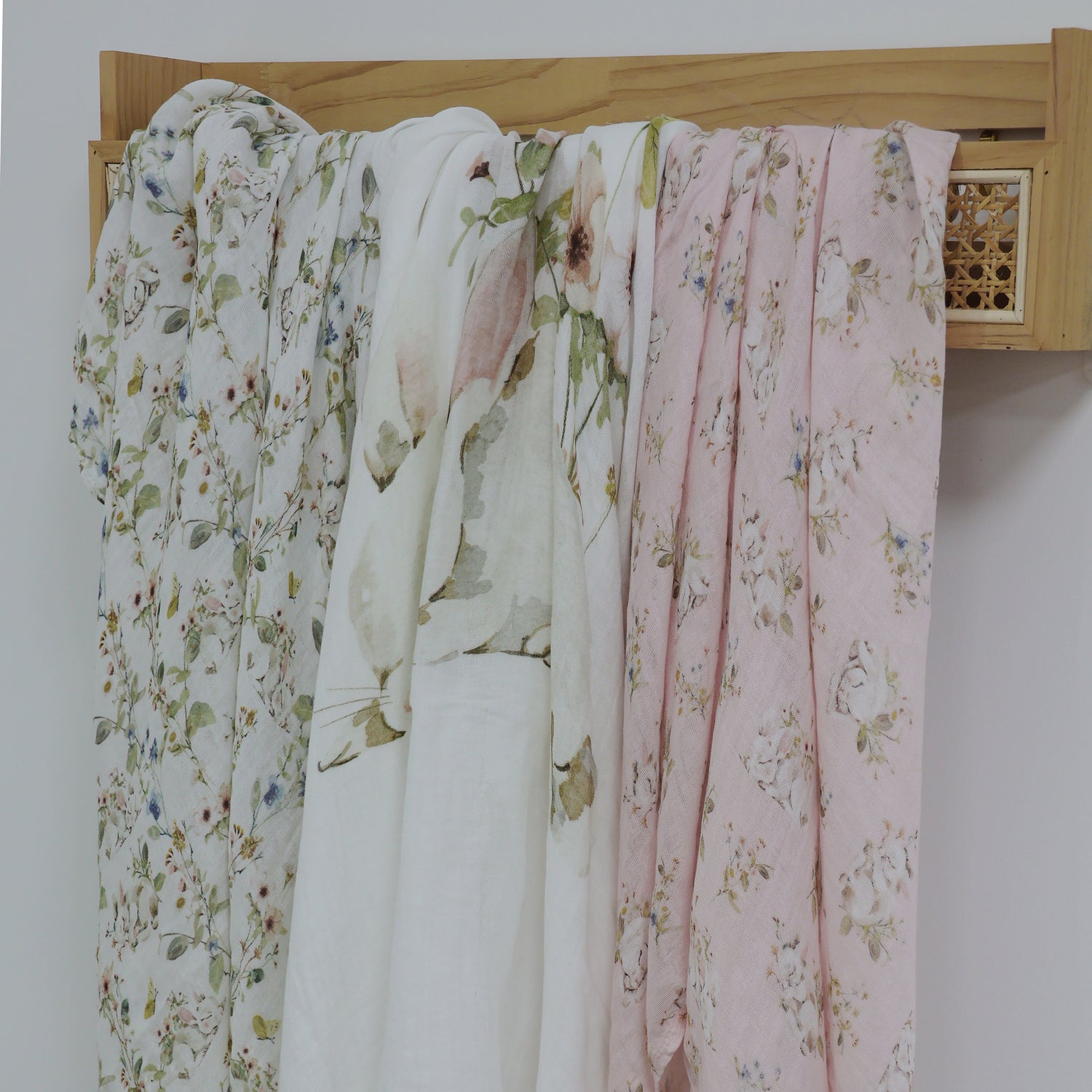 Sleeping Bunny 3pk Muslin Wraps