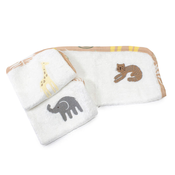 Jungle Bamboo 3pk Face Washers