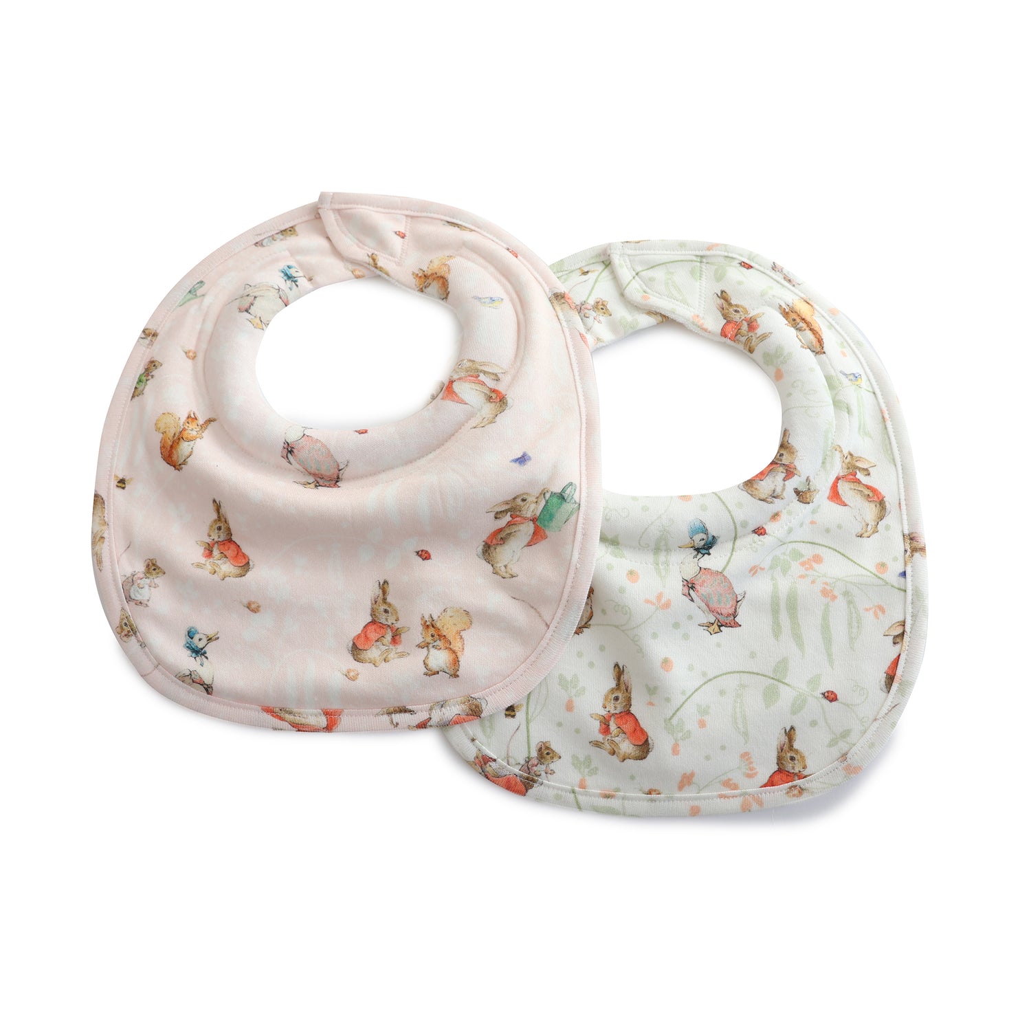 Flopsy Mopsy & Cottontail 2pk Dribble Bibs