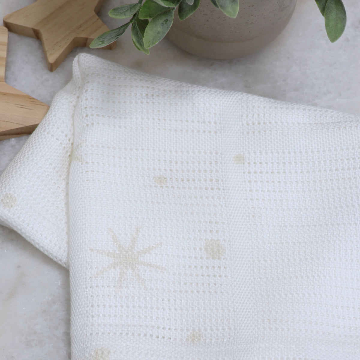 Twinkle Twinkle Cellular Blanket