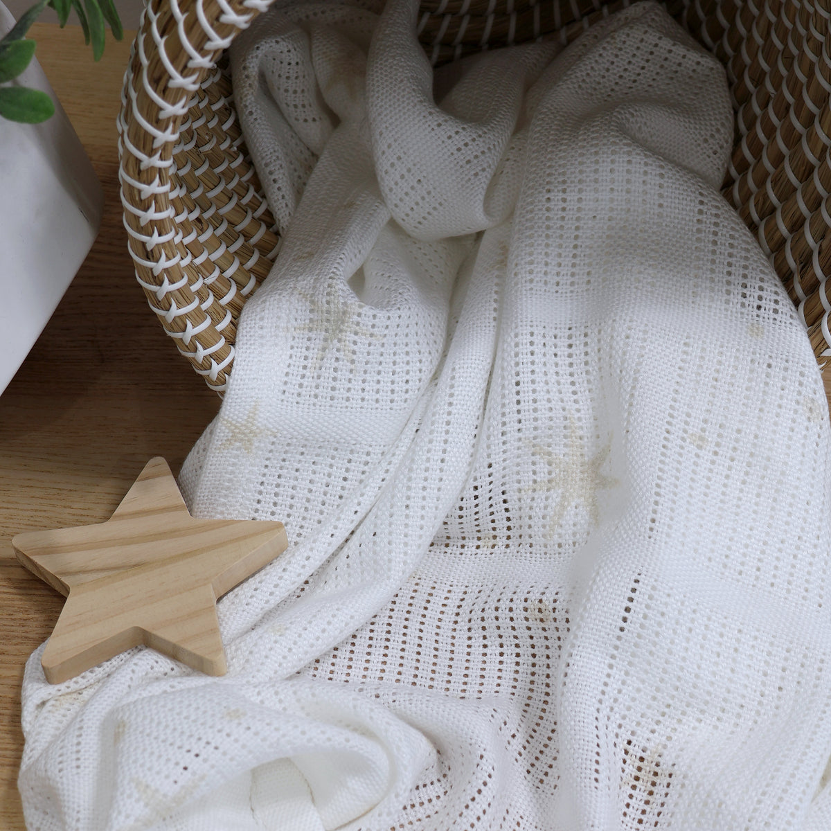 Twinkle Twinkle Cellular Blanket