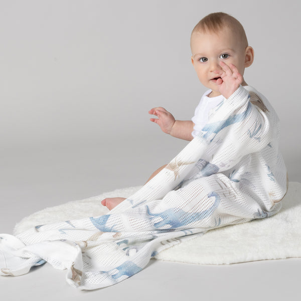 Jurassic Bamboo Cellular Blanket