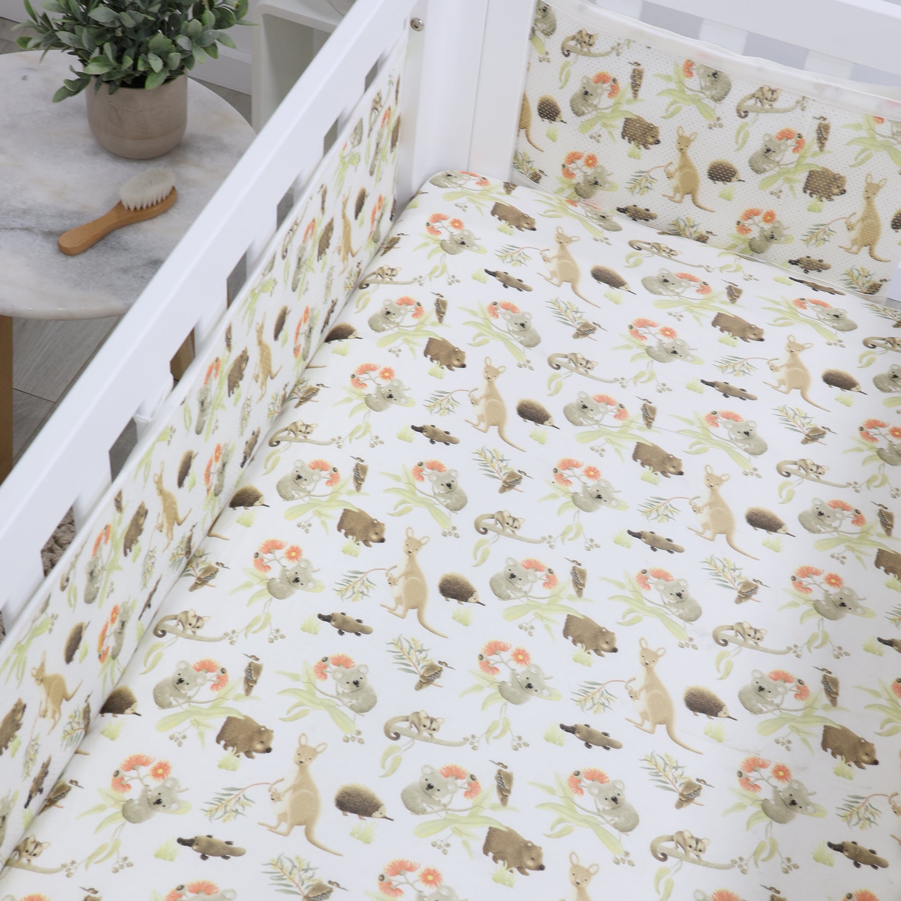 Aussie Animals Air+ Cot Liner - Bubba Blue Australia