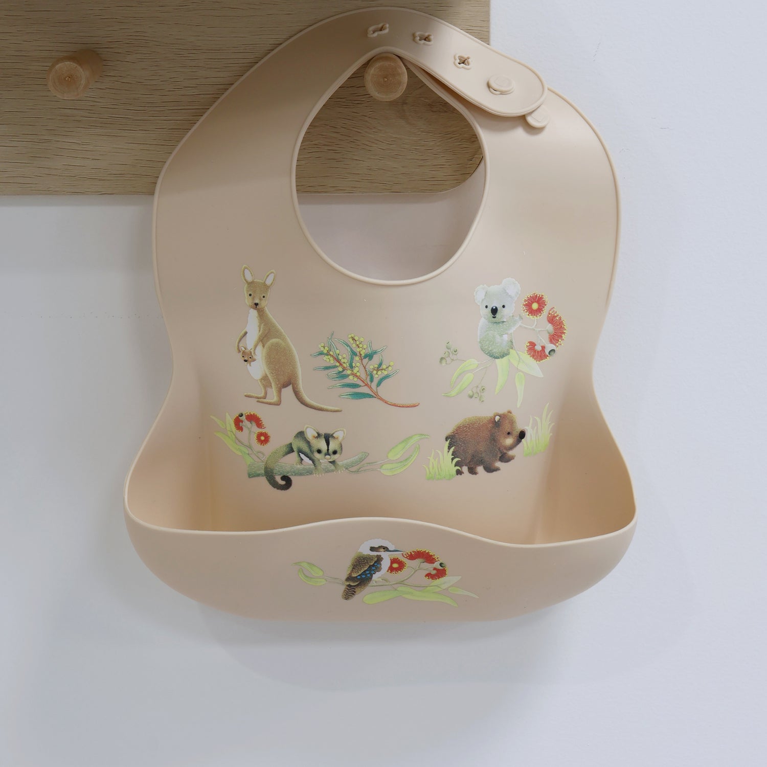 Aussie Animals Silicone Bib